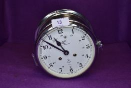 A vintage west German made Schatz 1881 Royal Mariner clock,having been removed from a ship.key