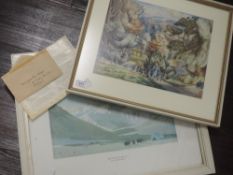A watercolour, Lindsay Bird, Manningham Park Bradford, signed with written providence, 26 x 33cm,
