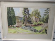 A watercolour, Sydney Buckley, St Antony in the Fell, signed and attributed verso, 35 x 53cm, plus