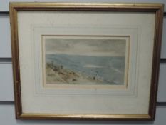 A watercolour, attributed to Herbert Hughes Stanton, Ramsgate, attributed verso, 10 x 17cm, plus