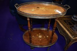 A vintage Italian style tea trolley
