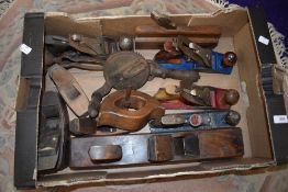 A box of vintage planes etc