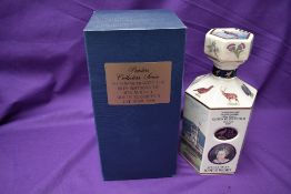 A Pointers limited edition ceramic Balmoral decanter of 12 year old Whisky to commemorate the 80th