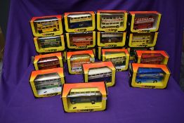 Twenty Corgi (Swansea) diecast buses including 469 Routemaster, Yorkshire Post, 46931 Omnibus etc,