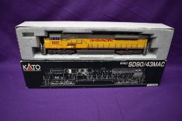 A Kato HO scale Union Pacific Locomotive 8105, in original box 37-6355