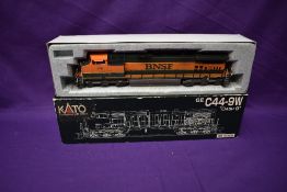 A Kato HO scale BNSF Locomotive 976, in original box 37-1901