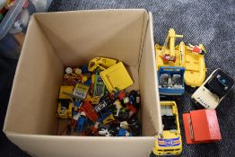 A selection of 1980's and later Geobra Playmobile Service and Rescue plastic accessories, figures