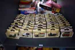 Fifty Lledo Days Gone and similar diecasts, all in original window boxes
