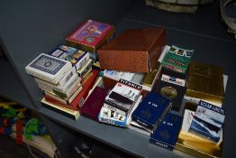 A selection of modern playing cards includingHeritage, Past Times, David Westnedge, Concorde,