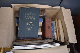 A selection of text and reference books including religious and bible interest