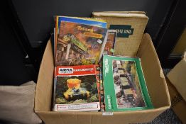 A selection of model and toy catalogues and magazines including Triang and Hornby