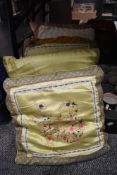 A box of cushions.
