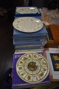 Around twenty three Wedgwood calendar plates with boxes 1970s to 90s.