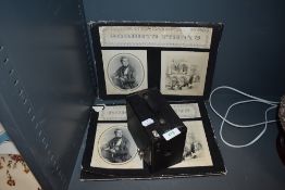 Two files of Roberts prints and a No2A Brownie camera.