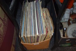 A selection of vinyl albums and records also selection of 45rpm singles