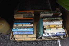 A selection of vintage volumes and text books including motoring and vehicle interest