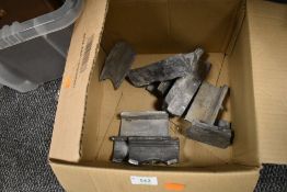 A selection of metal lead off cuts and angle beads