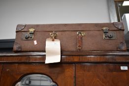 A vintage composition suitcase- get ready for Portugal