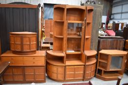 A large selection of teak Nathan living room furniture