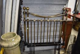 A reproduction single bed ends