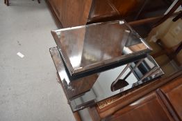 Two early C20th bevelled mirrors