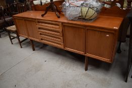A vintage teak sideboard, G plan or similar, possible Danish, width approx. 198cm