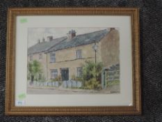 Two watercolours, W H Mawson, Shepherds Crag Lodore, signed, 27 x 36cm, and Way Cot Old Keswick,