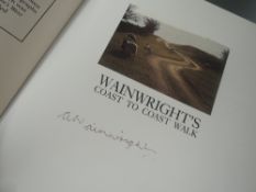 An illustrated volume, Alfred Wainwright, Wainwright Coast To Coast Walk, signed by Alfred