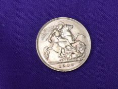 A 1908 Edward VII Gold Half Sovereign