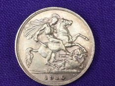 A 1910 Edward VII Gold Half Sovereign