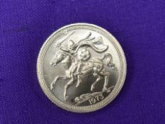 A 1973 Elizabeth II Isle of Man Gold Sovereign