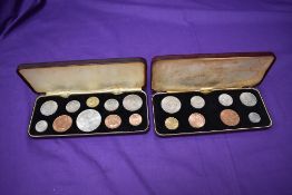 A 1953 Elizabeth II Coronation Specimen Coin Set and a 1966 Elizabeth II Specimen Coin Set