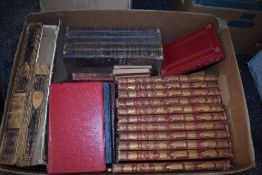 Miscellaneous. A carton. Includes; Hume & Smollett's History of England; Shakespeare (tempest