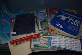 A collection of vintage ephemera or aircraft and modelling interest also including RAF Aircraft