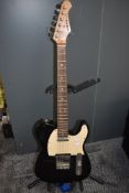An Aria STG series, Fender Telecaster COPY electric guitar