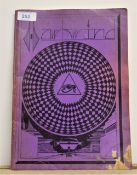 A signed Hawkwind / illustrated lyric book - some wear but regardless a really nice piece