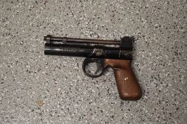 A Webley and Scott Ltd Birmingham 4, Webley Junior Air Pistol .177 Cal, 1958-1973 having