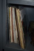 A collection of LP vinyl records of world interest.