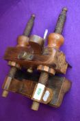 An early wood workers adjustable combination plane made in Austria specially for Ward and Payne