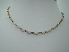 A 9ct gold belcher chain, approx 20' & 4.1g