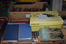 A selection of text and reference books or various genres