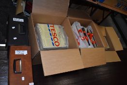 Two vintage cases of vinyl records albums and Lp's including classical and 70's rock
