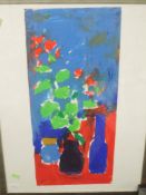 A print, after S Hoyle, still life, indistinctly signed, 60 x 40cm, plus frame and glazed, and a Ltd