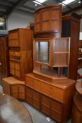 A large selection of teak Nathan living room furniture