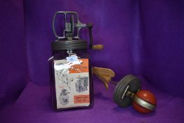 An as new vintage kitchen Blow Butter Churn