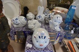 A selection of Chinese porcelain figures possibly relating to the Chinese Lunar calendar