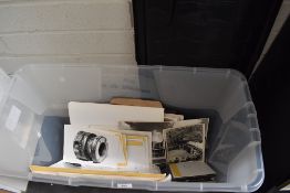 An interesting selection of ephemera and original photographs relating to Storeys of Lancaster White