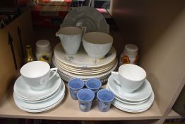 A selection of tea and table wares including tea set labelled Minton