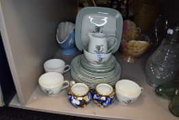 A selection of ceramics including Spode Olympus