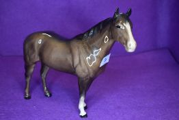 A Beswick study, Quarter Horse, brown, model no 2186